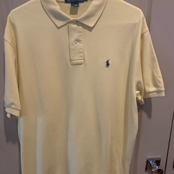 Polo by Ralph Lauren Mens Yellow Polo L - Picture 2 of 6